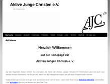 Tablet Screenshot of ajc-ev.de